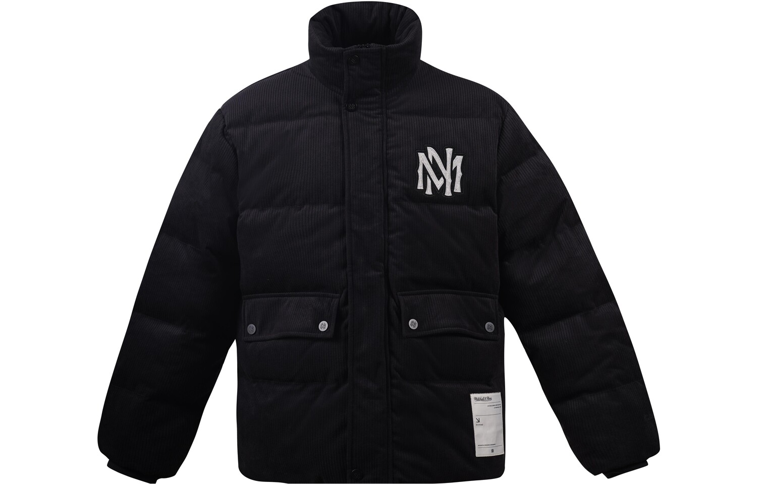 

Пуховик унисекс черный Mitchell Ness