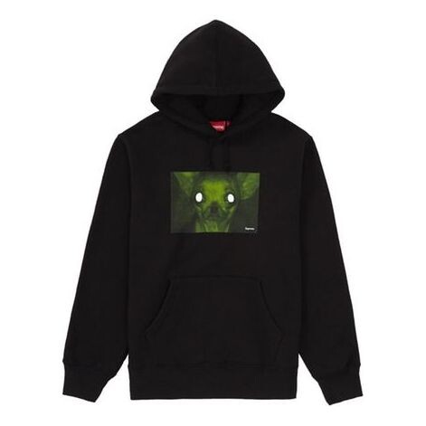 

Толстовка fw18 chris cunningham chihuahua hooded sweatshirt black Supreme, черный