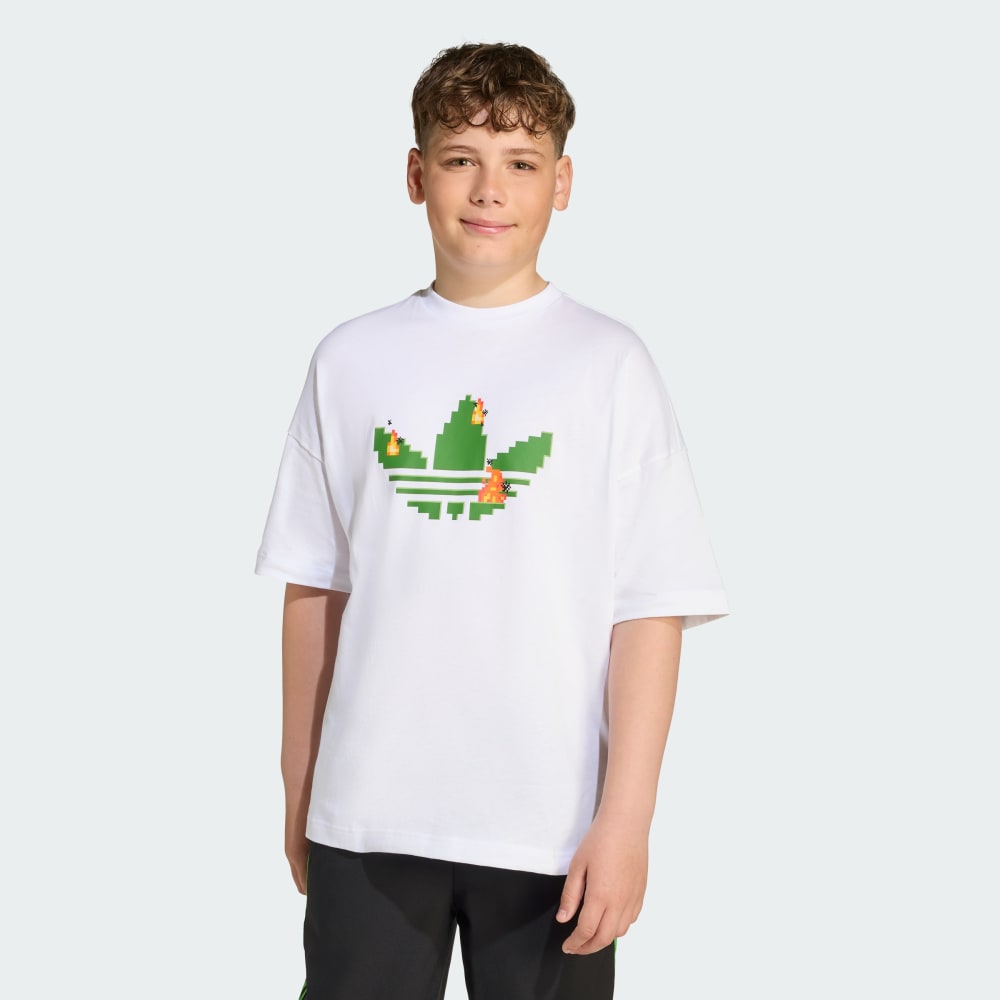 

Футболка Adidas x Minecraft Tee Kids, белый
