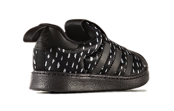 Кроссовки оригинальные superstar зима 360 л Adidas, черный — фото 4