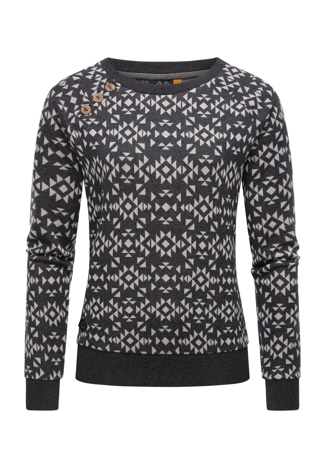 

Свитер с круглым вырезом Darria Aztec Ragweartm, темно-серый