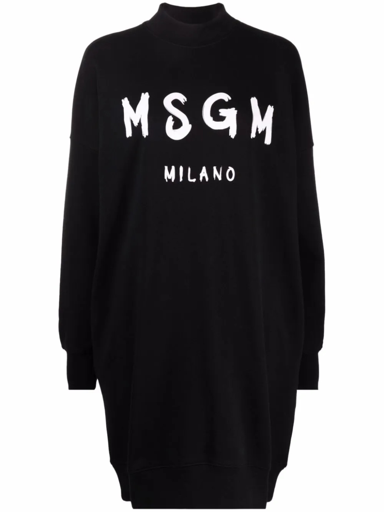 

MSGM платье-толстовка с логотипом, черный