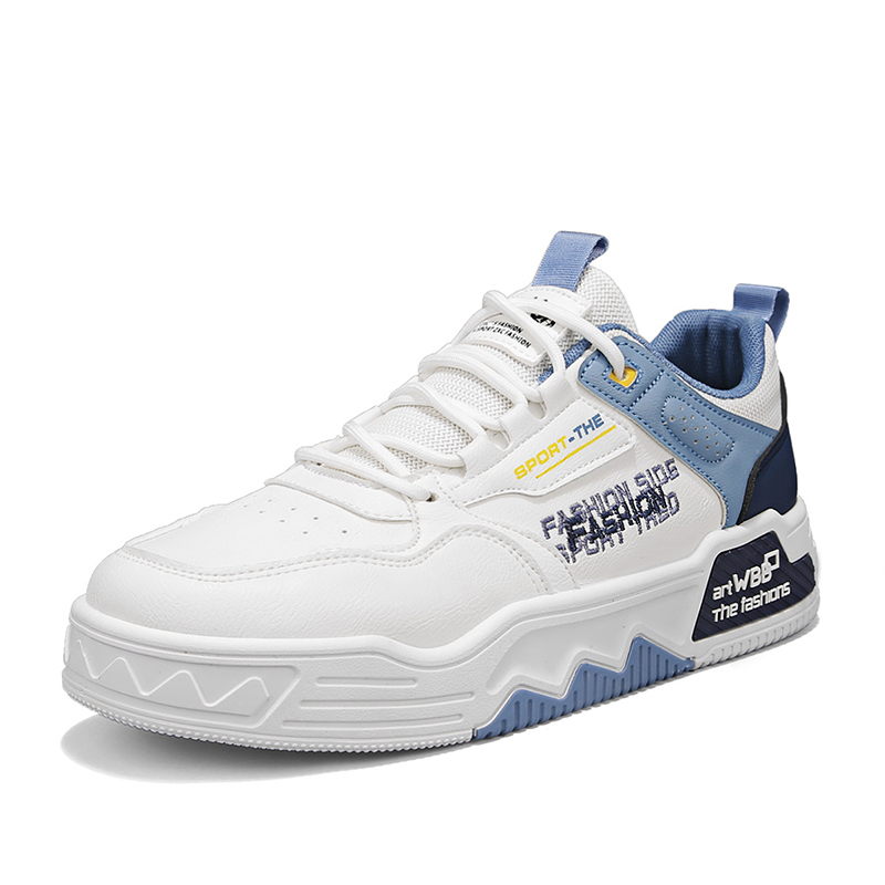 

SHOUBA Мужские низкие скейтерские кеды светло-голубые, цвет Light Blue