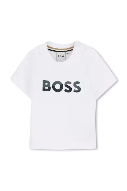 Комплект детский хлопковый BOSS, белый — фото 3