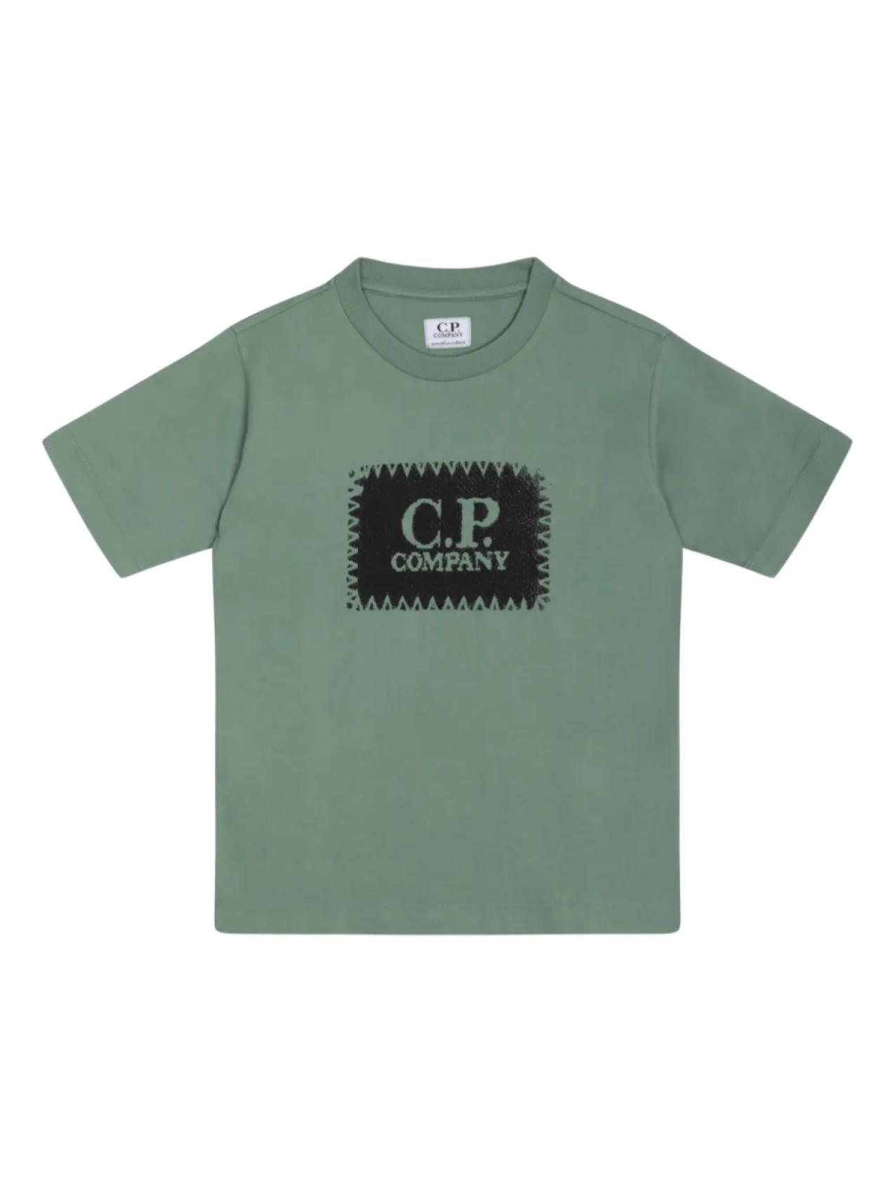 

Футболка с логотипом C.P. Company Kids, зеленый