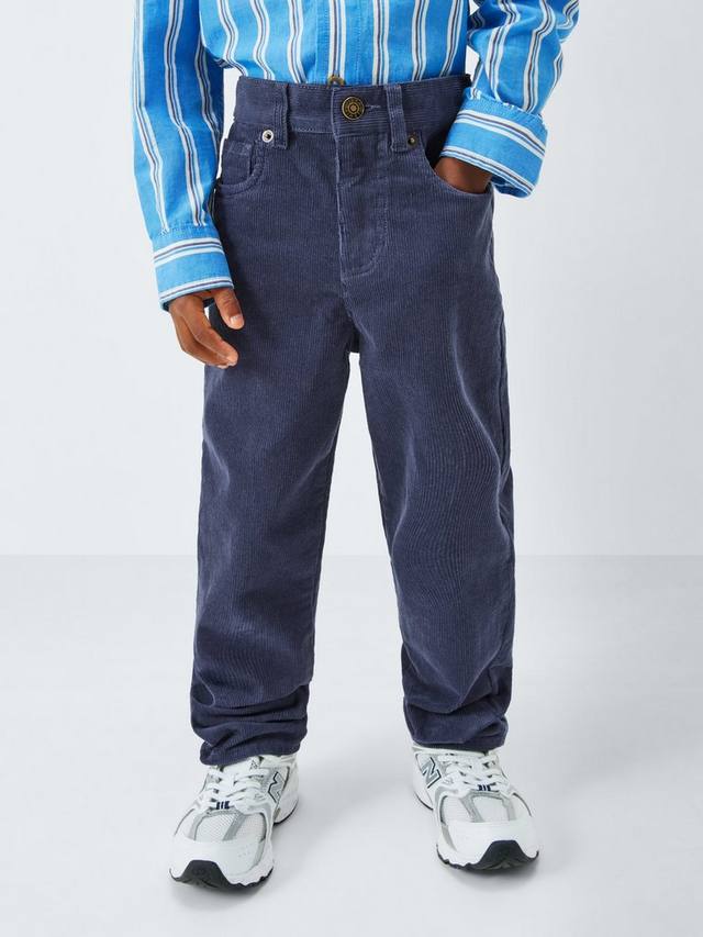 

Детские брюки из вельвета с пятью карманами John Lewis, Blue