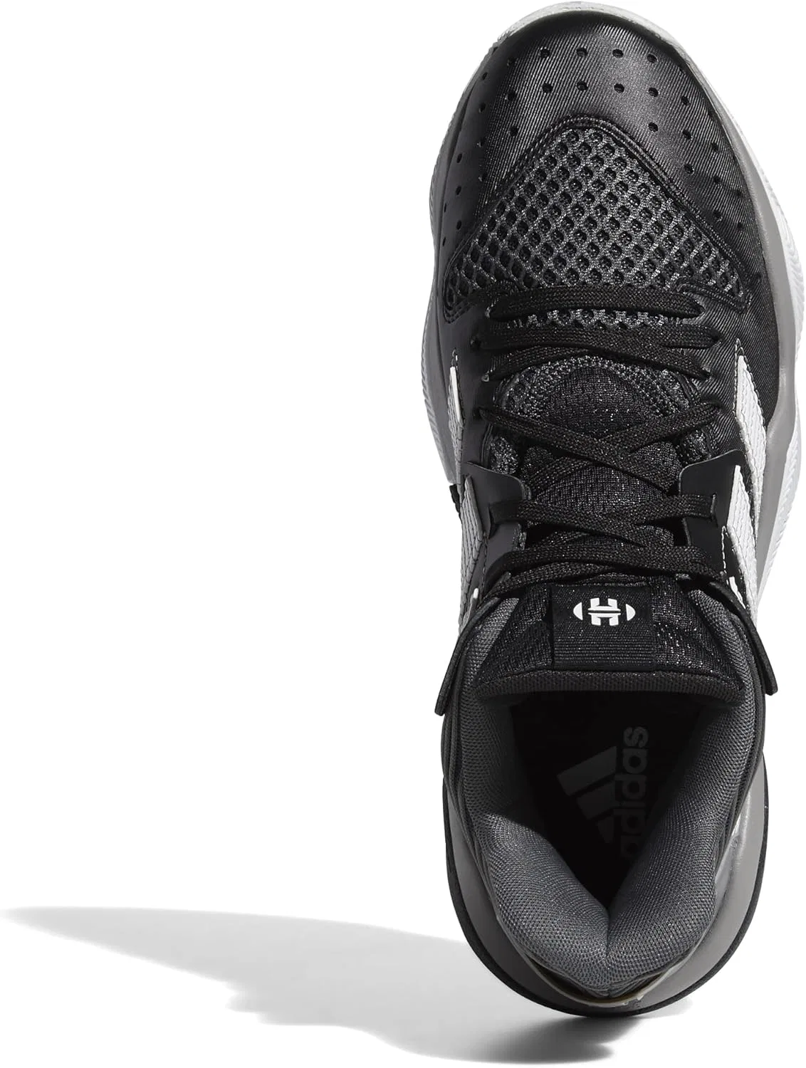 Детские кроссовки Adidas Harden Stepback унисекс, Negbás Grisei Ftwbla — фото 4