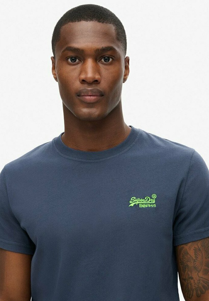Базовая футболка VINTAGE LOGO EMB Superdry, синий — фото 2