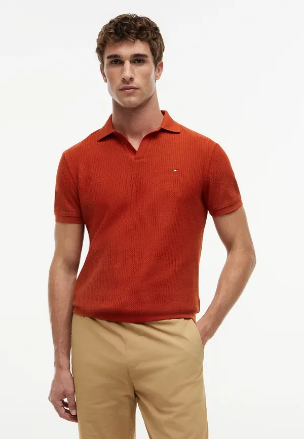 Поло с воротником Tommy Hilfiger Jonny, ржаво-охра