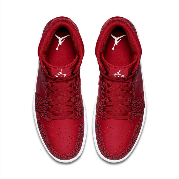 Кроссовки 1 ретро высокие Air Jordan, красный — фото 3