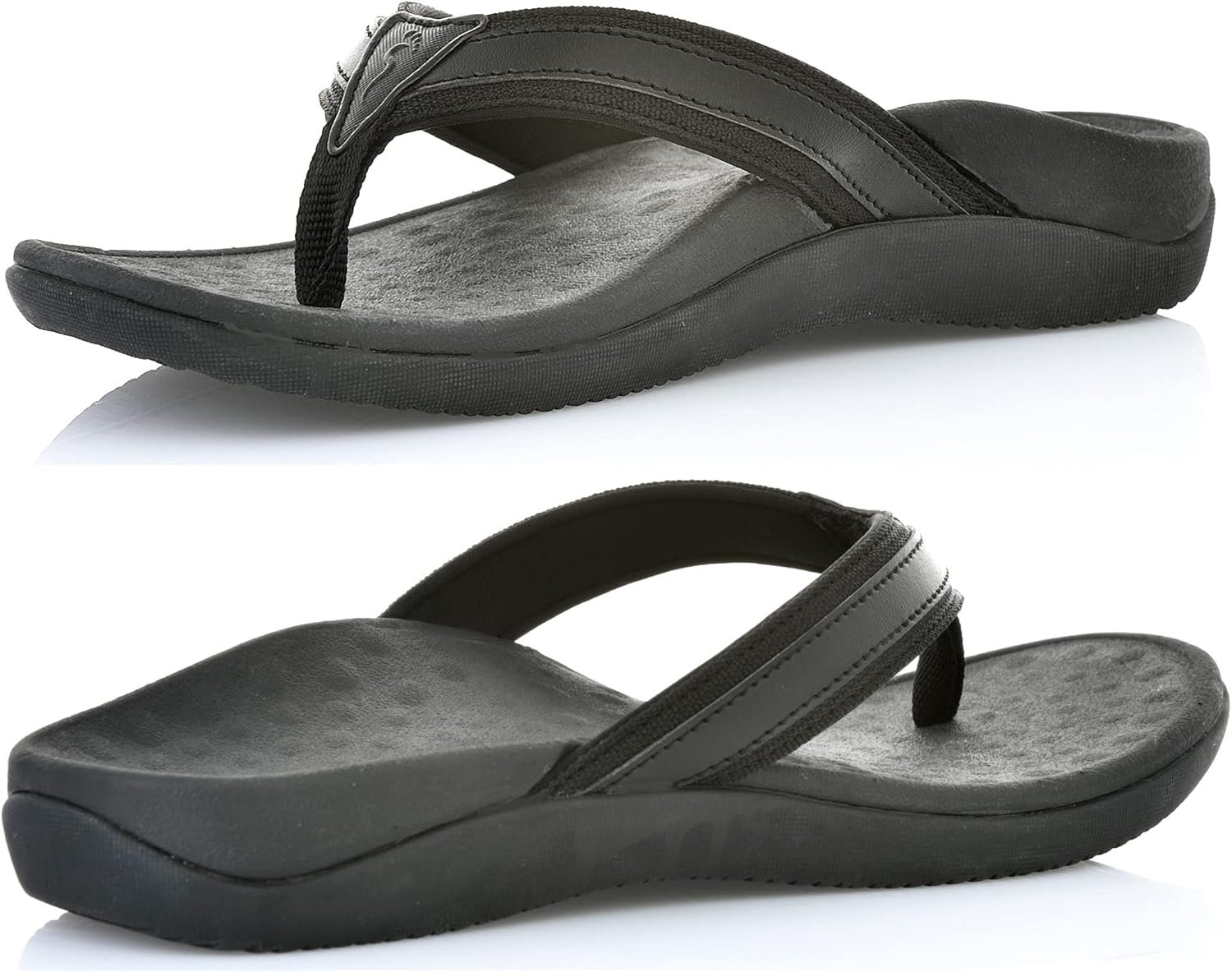 

Сандалии с ортопедической поддержкой свода стопы Footminders BALTRA для мужчин и женщин (пара) - Облегчают боль в стопах при плоскостопии и подошвенном фасциите, черный