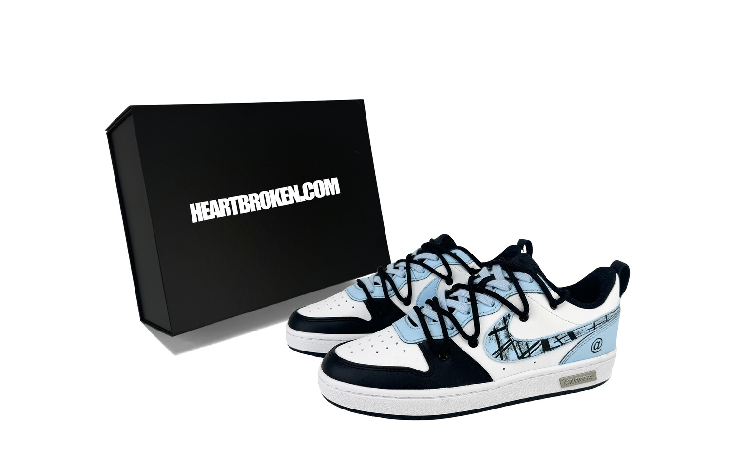 

Кроссовки Nike Court Borough 2 Skateboarding Shoes Women's Low-top Blue, голубой, Синий, Кроссовки Nike Court Borough 2 Skateboarding Shoes Women's Low-top Blue, голубой