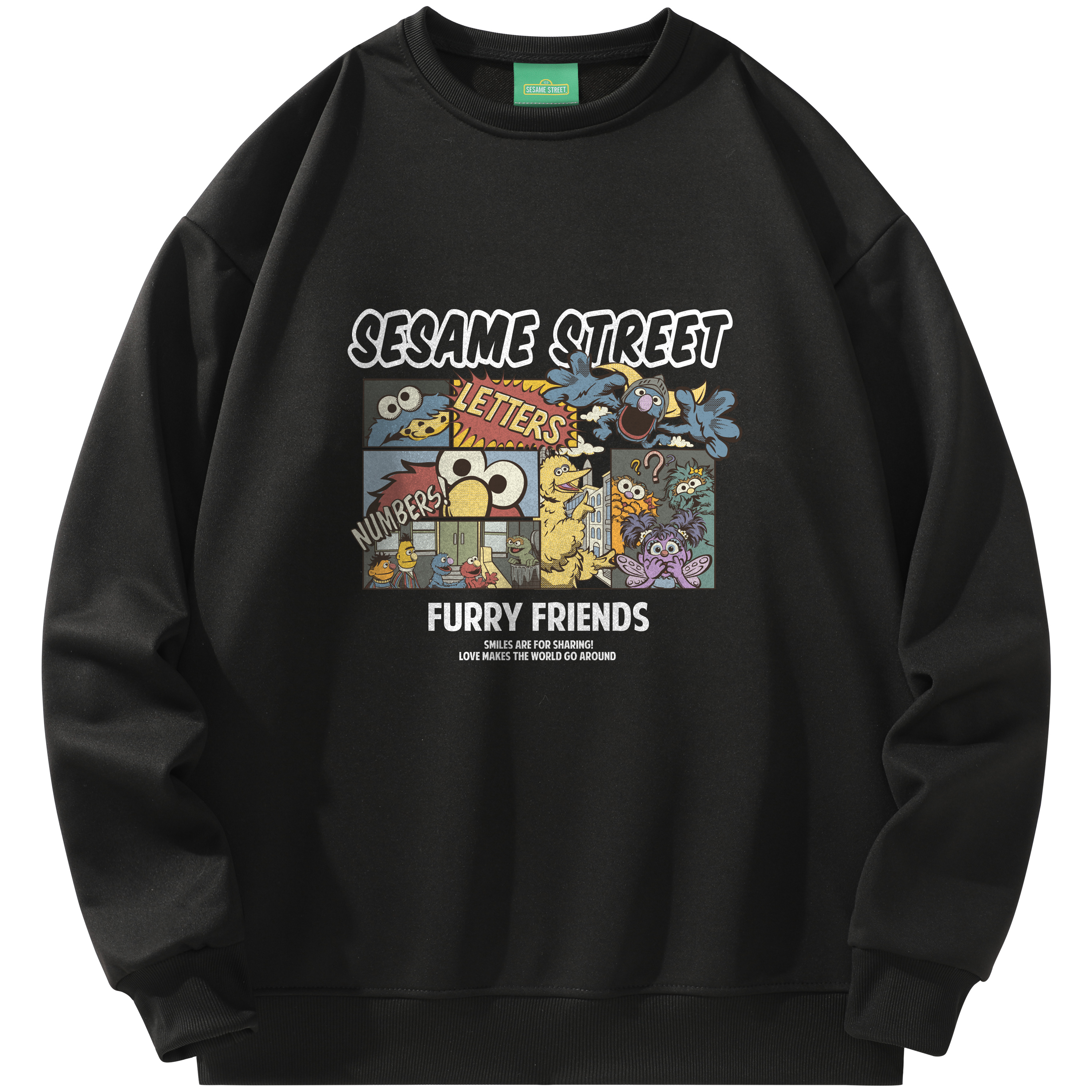 

Толстовка унисекс SESAME STREET, Apricot