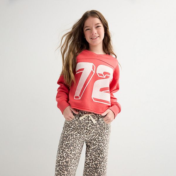 

Детская толстовка с длинным рукавом в обычных и больших размерах So, Seventy Two Red