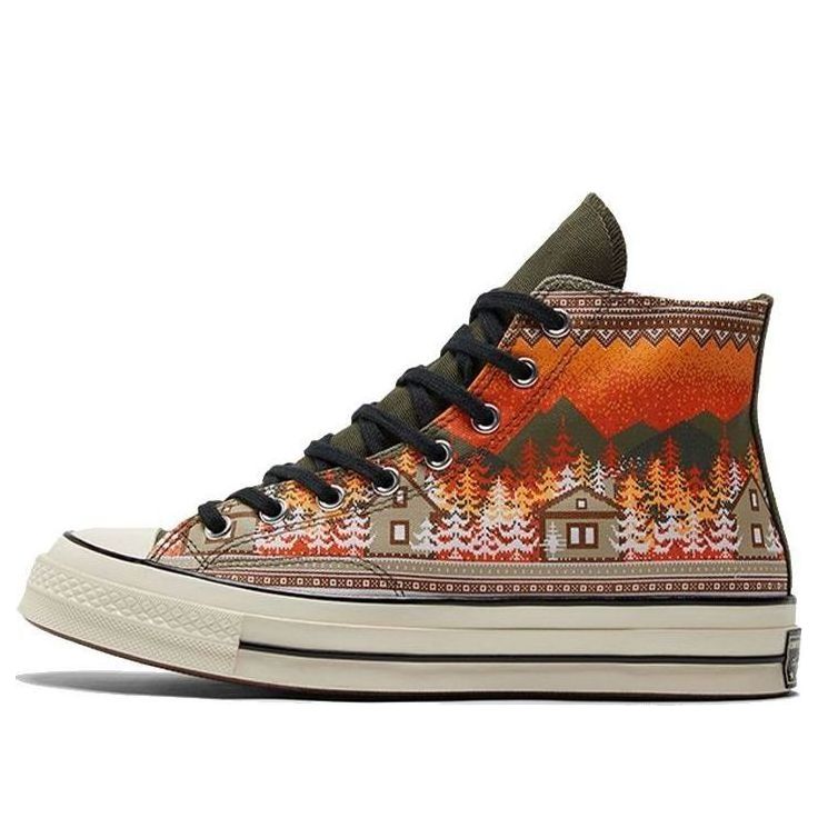 

Кеды Converse Chuck 70 High 'Holiday Sweater - Orange', оранжевый