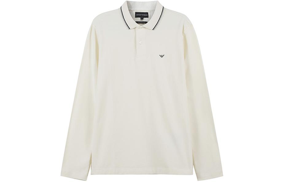 

EMPORIO ARMANI Рубашка поло унисекс FW23 Vanilla White