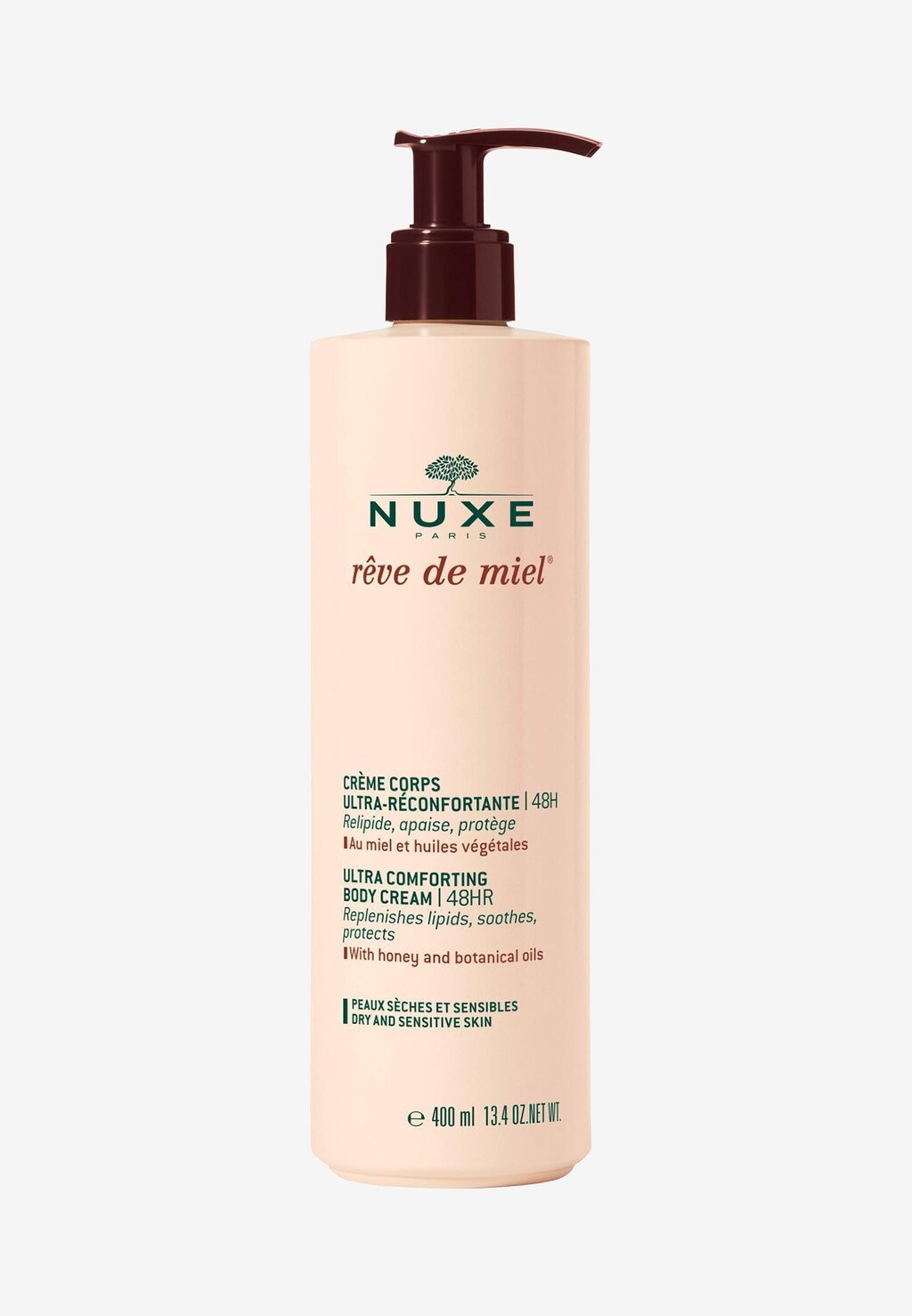

Увлажняющий крем RÊVE DE MIEL ULTRA COMFORTING BODY CREAM 48H NUXE