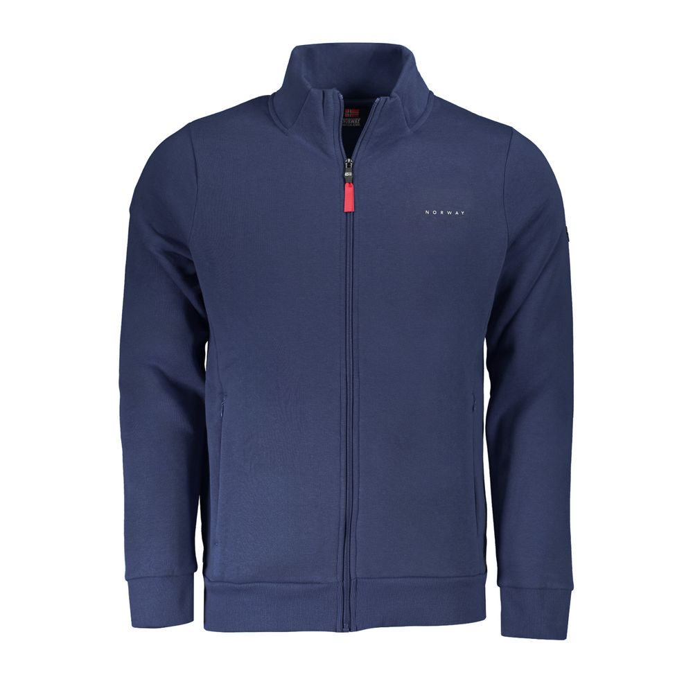 

Синий хлопковый мужской свитер Geographical Norway