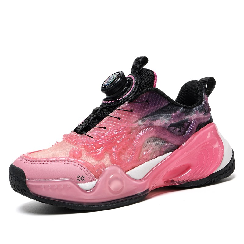 

Детские баскетбольные кроссовки YUZHAOLIN, черный/розовый
