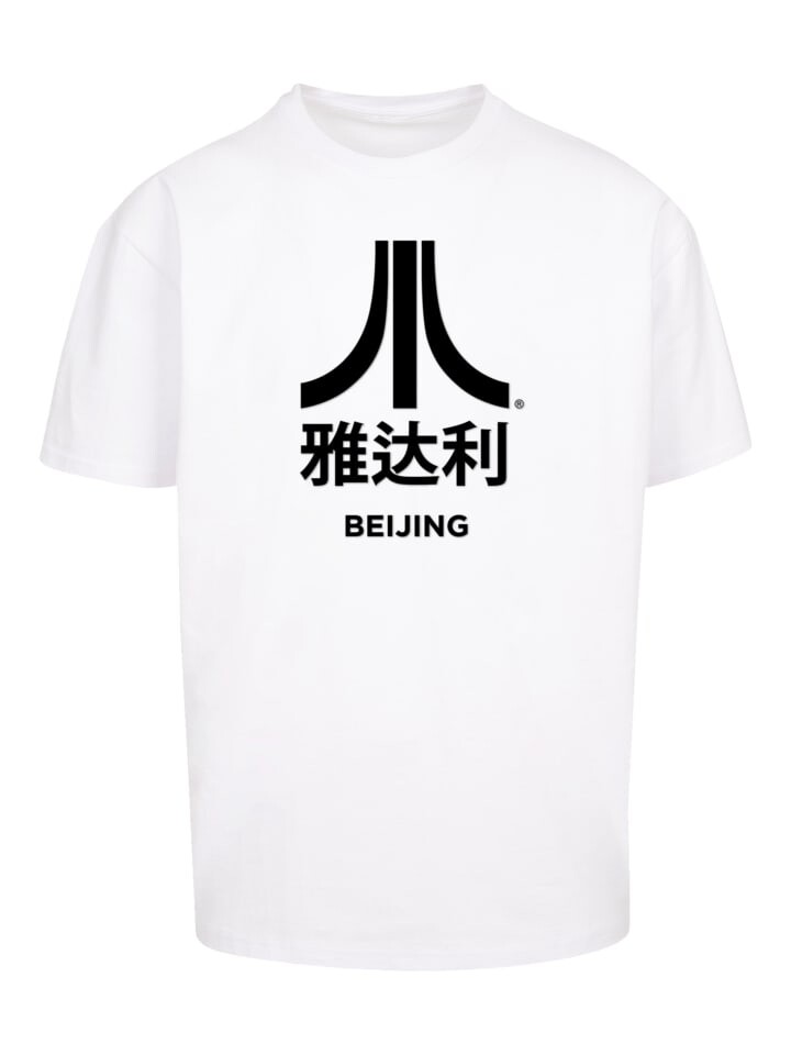 

Футболка F4NT4STIC Oversize T-Shirt Atari Beijing Retro Arcade Games, белый