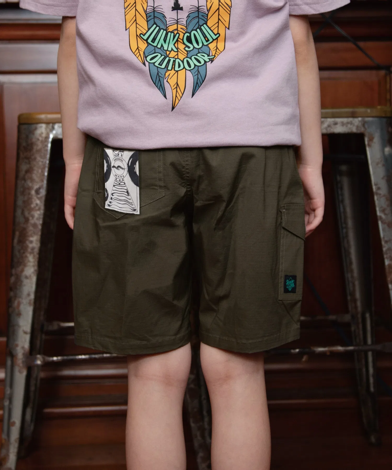 Детские шорты RIVER SIDE CULTURE PACKABLE — фото 4