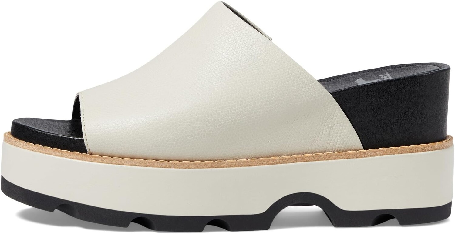 Сандалии SOREL Joanie IV Slide Wedge, цвет Chalk/Black — фото 4