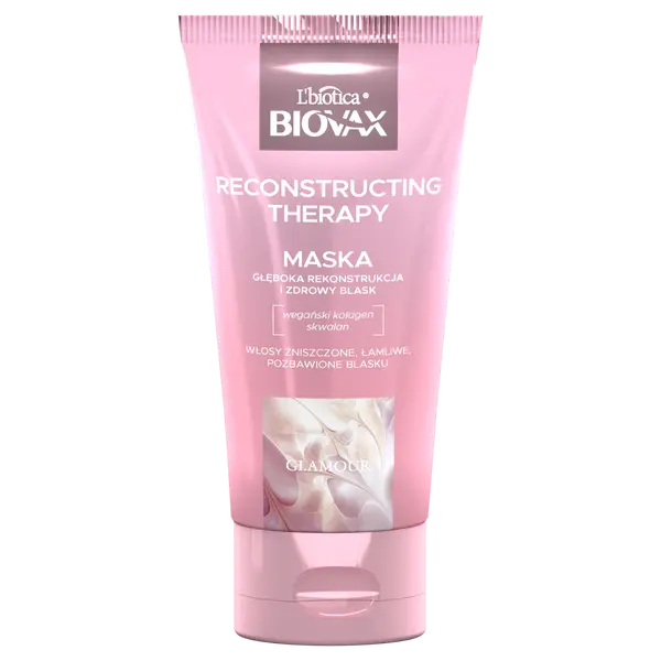 

Маска для поврежденных волос, 150 мл L'Biotica Biovax Glamour recontructing therapy