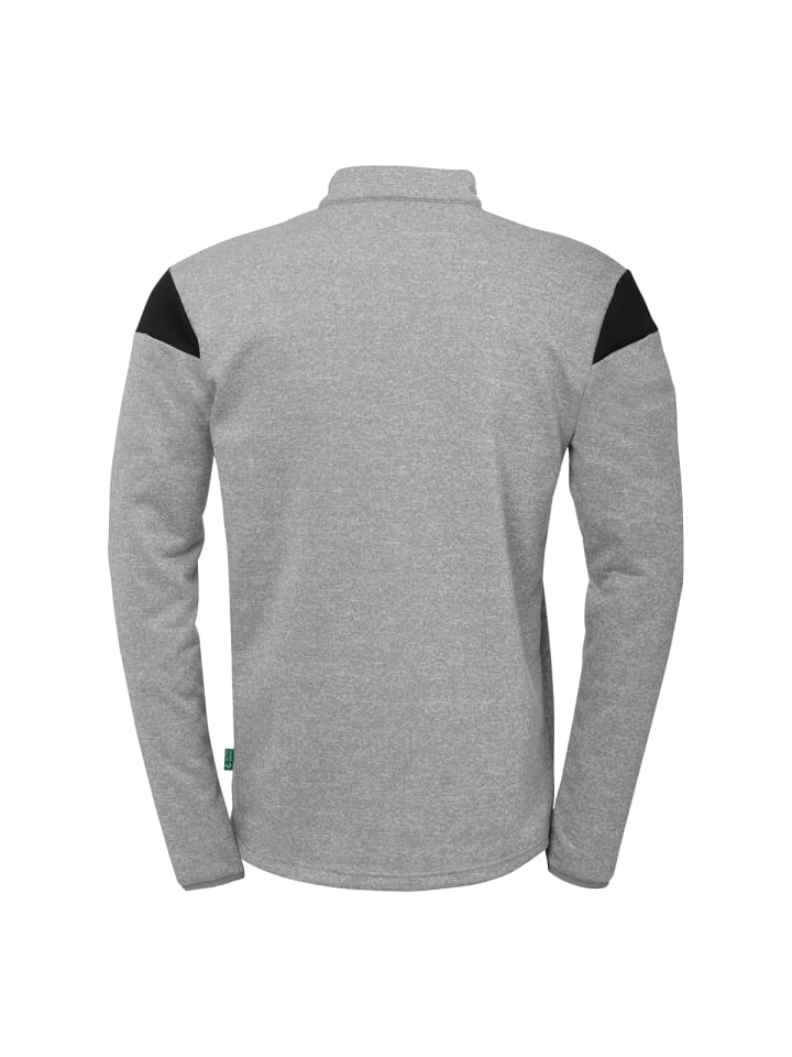 Uhlsport Футболка Squad 27 с застежкой-молнией 1/4, темно-серый меланж — фото 2