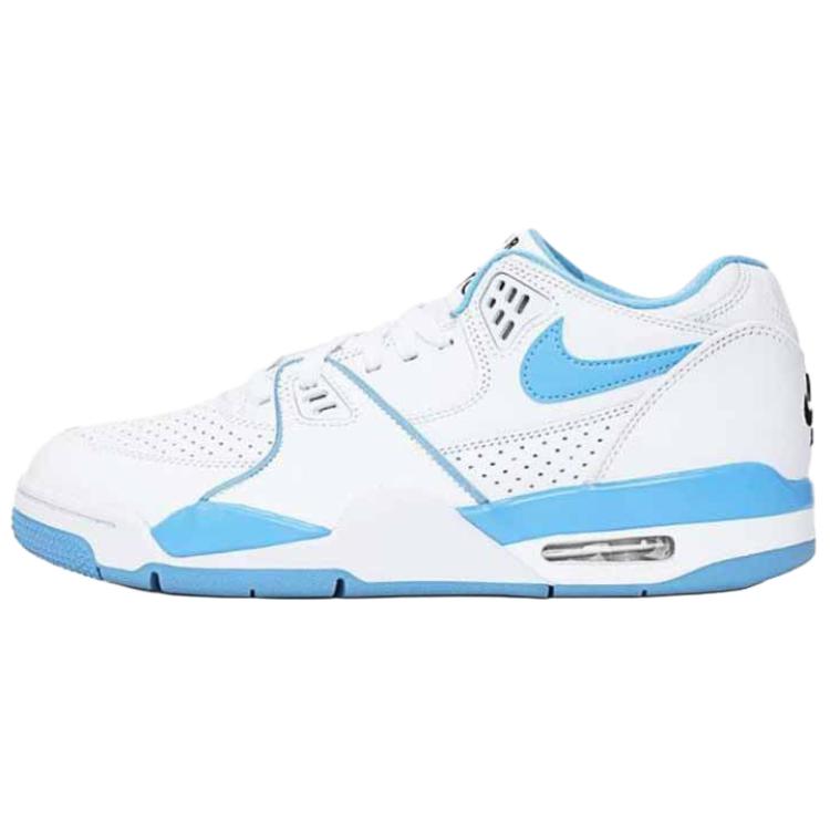 

Nike Баскетбольные кроссовки Air Flight 89 с низким верхом, устойчивые к истиранию и скольжению, мужские, белые, синие