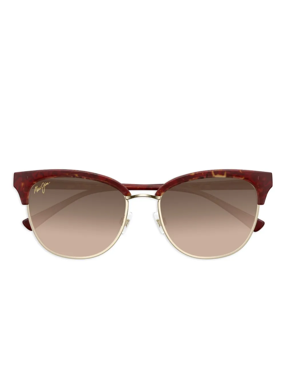 

Солнцезащитные очки Lokelani в оправе черепаховой расцветки Maui Jim, коричневый