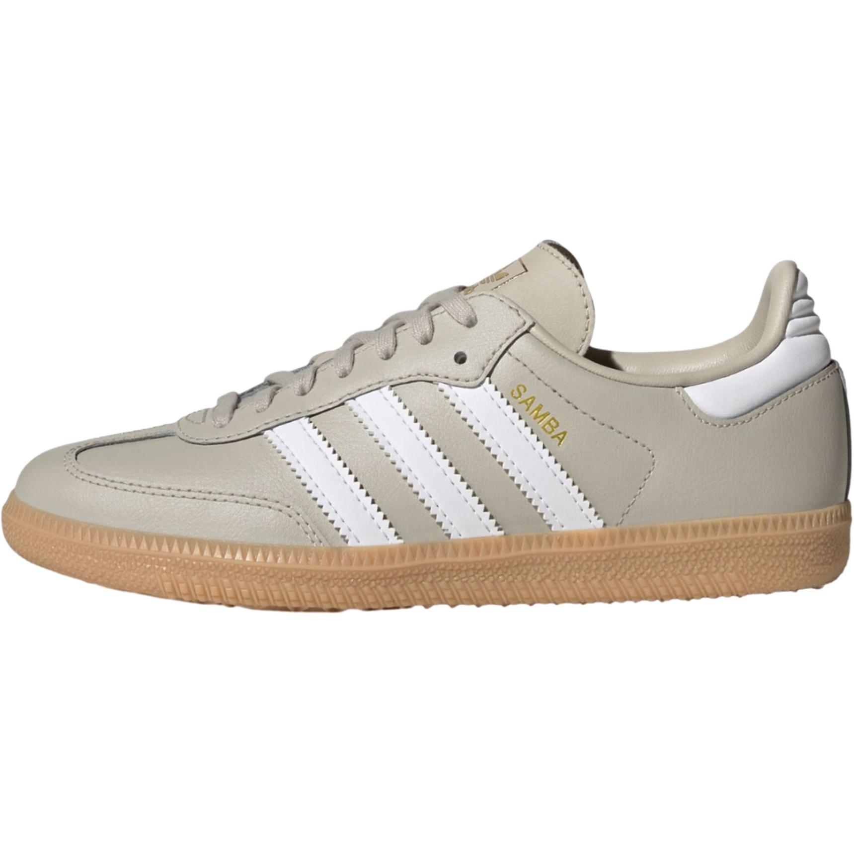 

Adidas Originals Детские кроссовки для скейтбординга SAMBA OG Support Low Top, бежевые, для подростков
