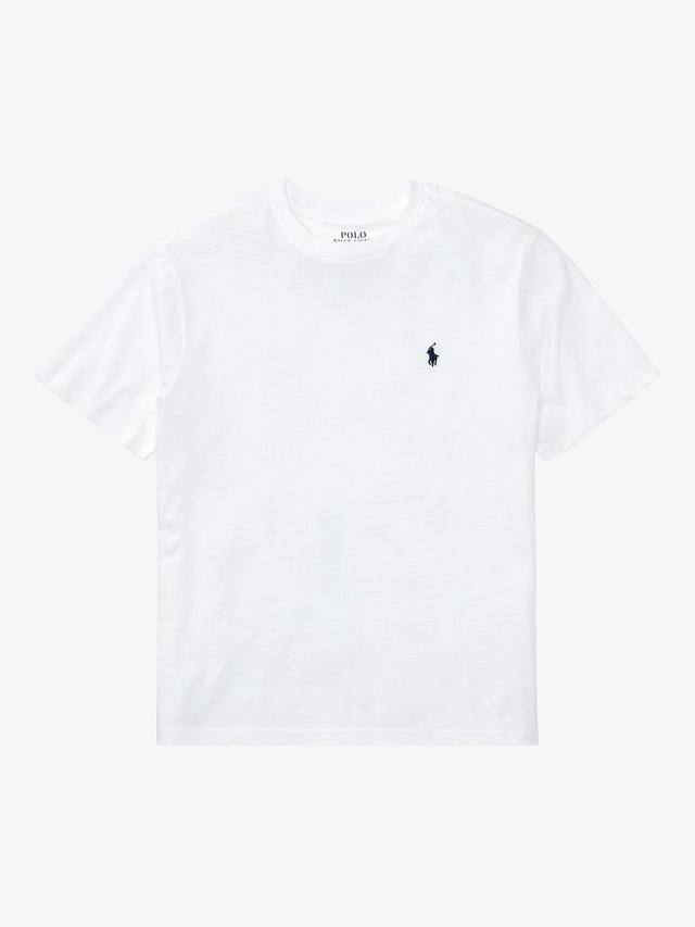 

Детская поло футболка с коротким рукавом из хлопка Ralph Lauren, White