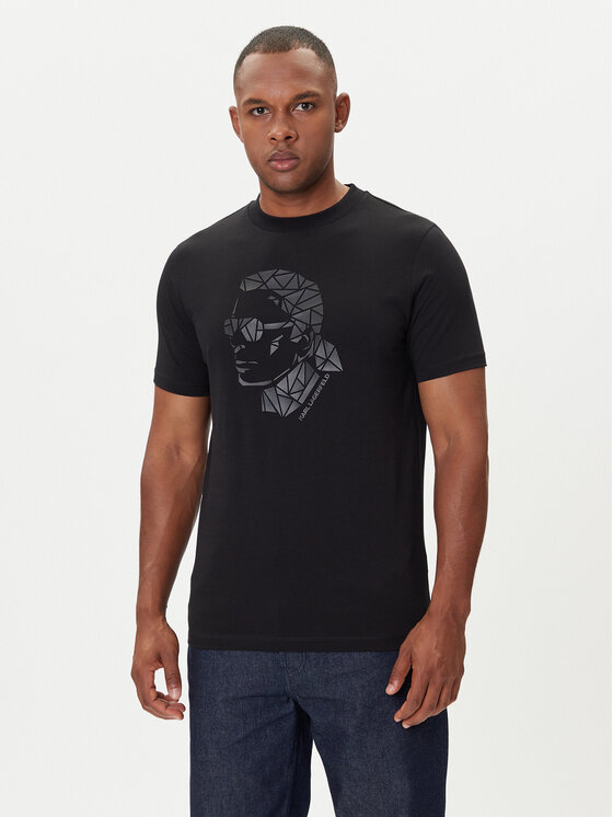 

Футболка regular fit 755046 554225 Karl Lagerfeld, чёрный