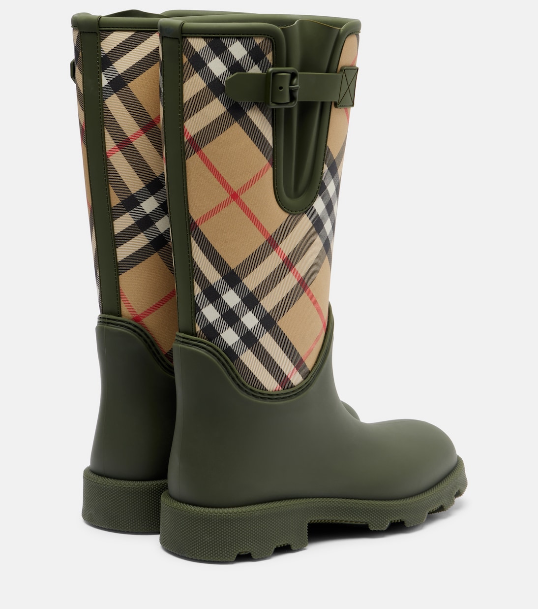 Резиновые сапоги Marsh Check Burberry, Loch — фото 2