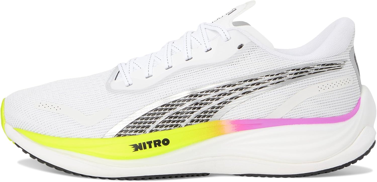 Мужские кроссовки для бега Puma Velocity Nitro 3, белый/желтый — фото 4