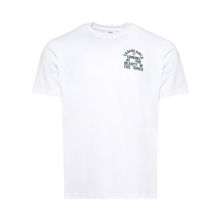

Футболка Casablanca Beauty Of The World T-Shirt 'White', белый