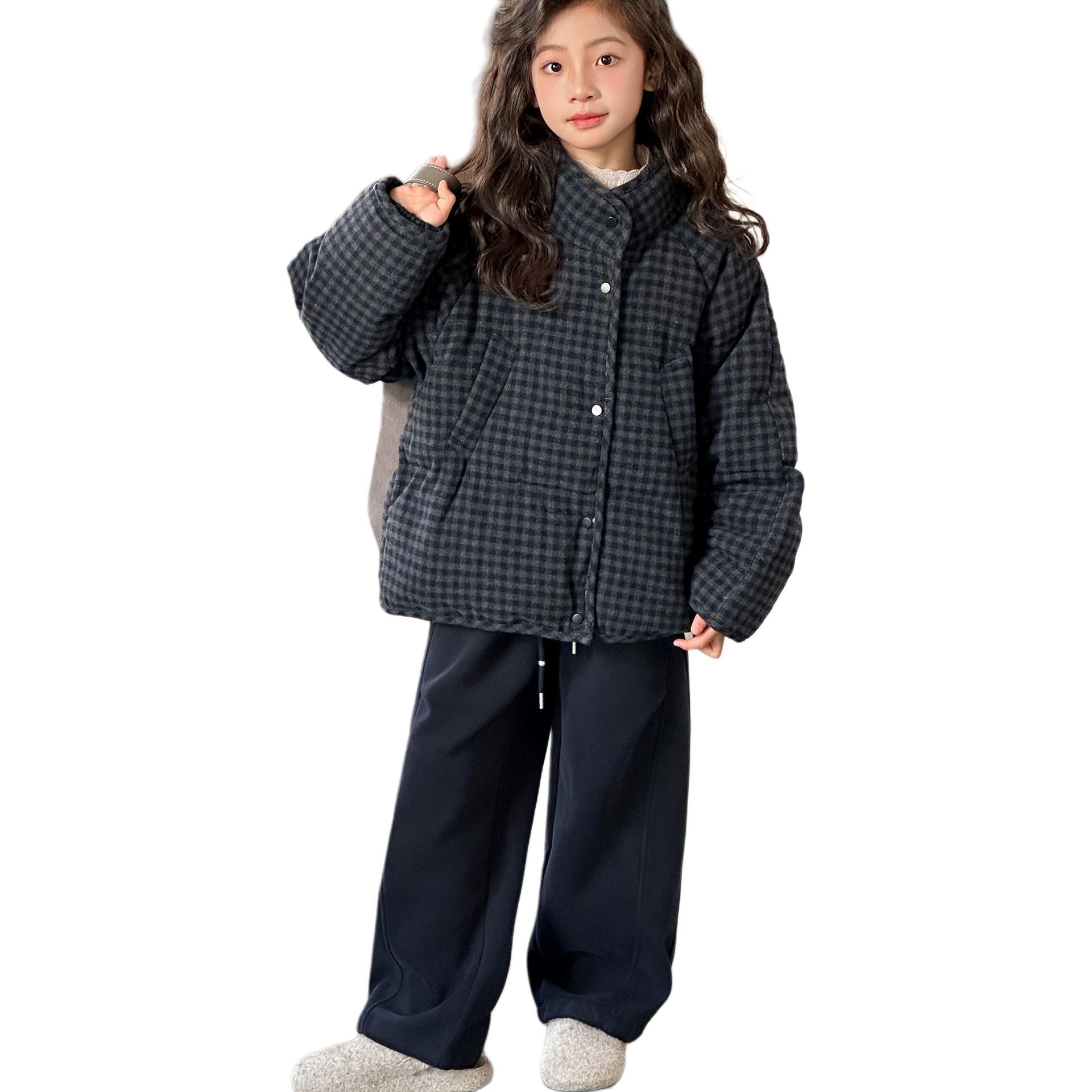 

Утепленная куртка осень зима kids' Disney, Plaid Padded Jacket