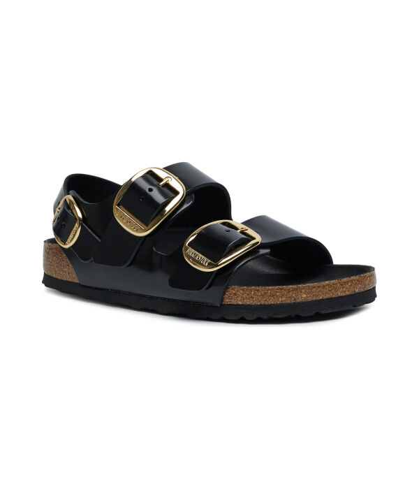 Сандалии кожаные Lena Birkenstock, черный