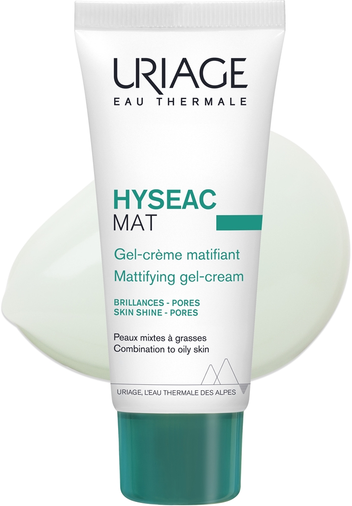 Крем для лица SPF URIAGE Hyseac matifying gel-cream матирующий гель- для жирной и комбинированной кожи — фото 2