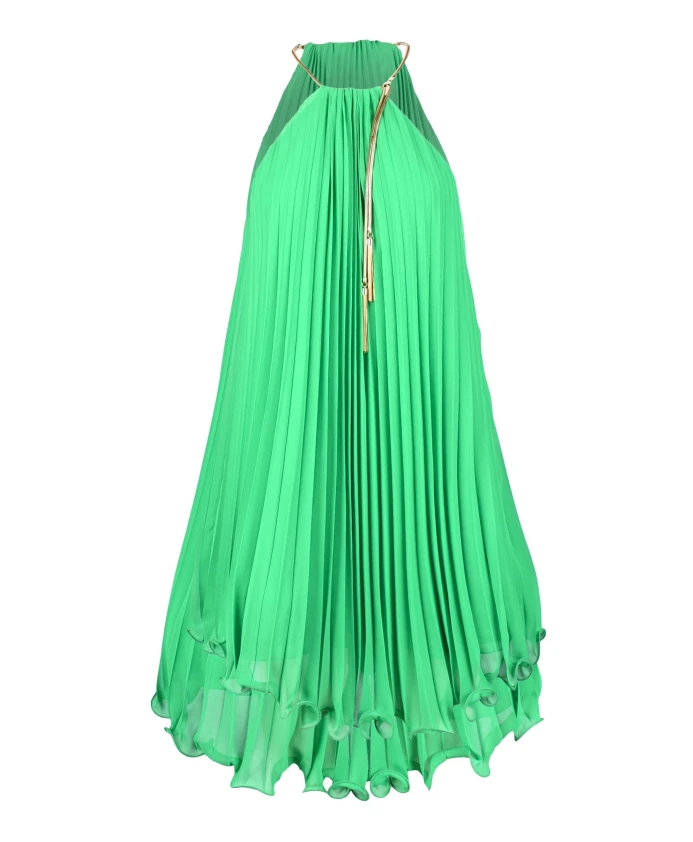 

Элегантное платье из полиэстера для женщин Simona Corsellini, зеленый