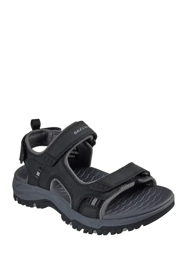 Сандалии повседневные Skechers Prewitt blk var, цвет чёрный крапчатый — фото 4