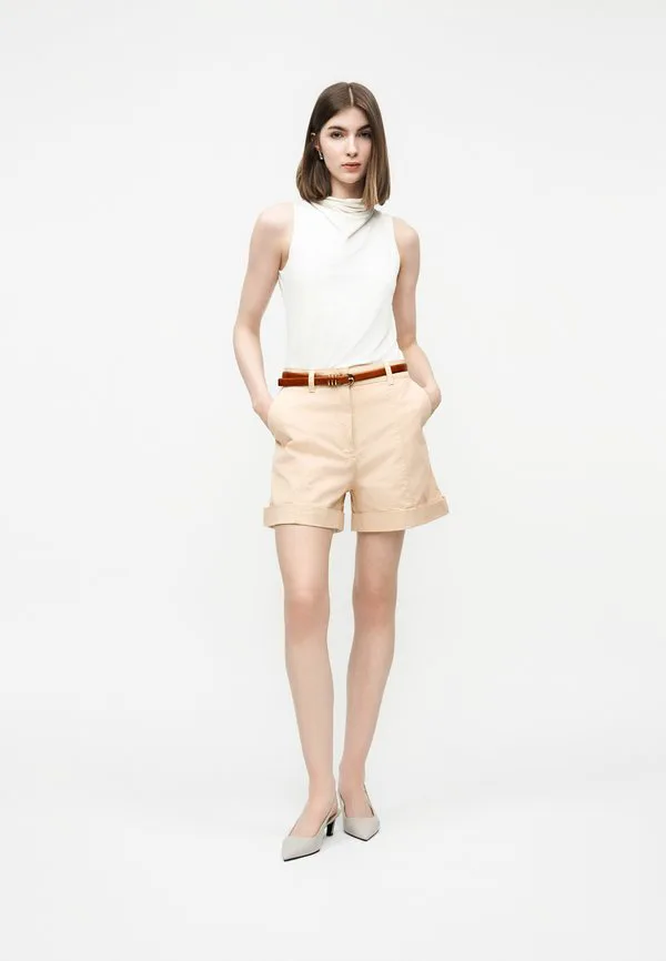 Шорты танессы Boss, Open Beige — фото 2