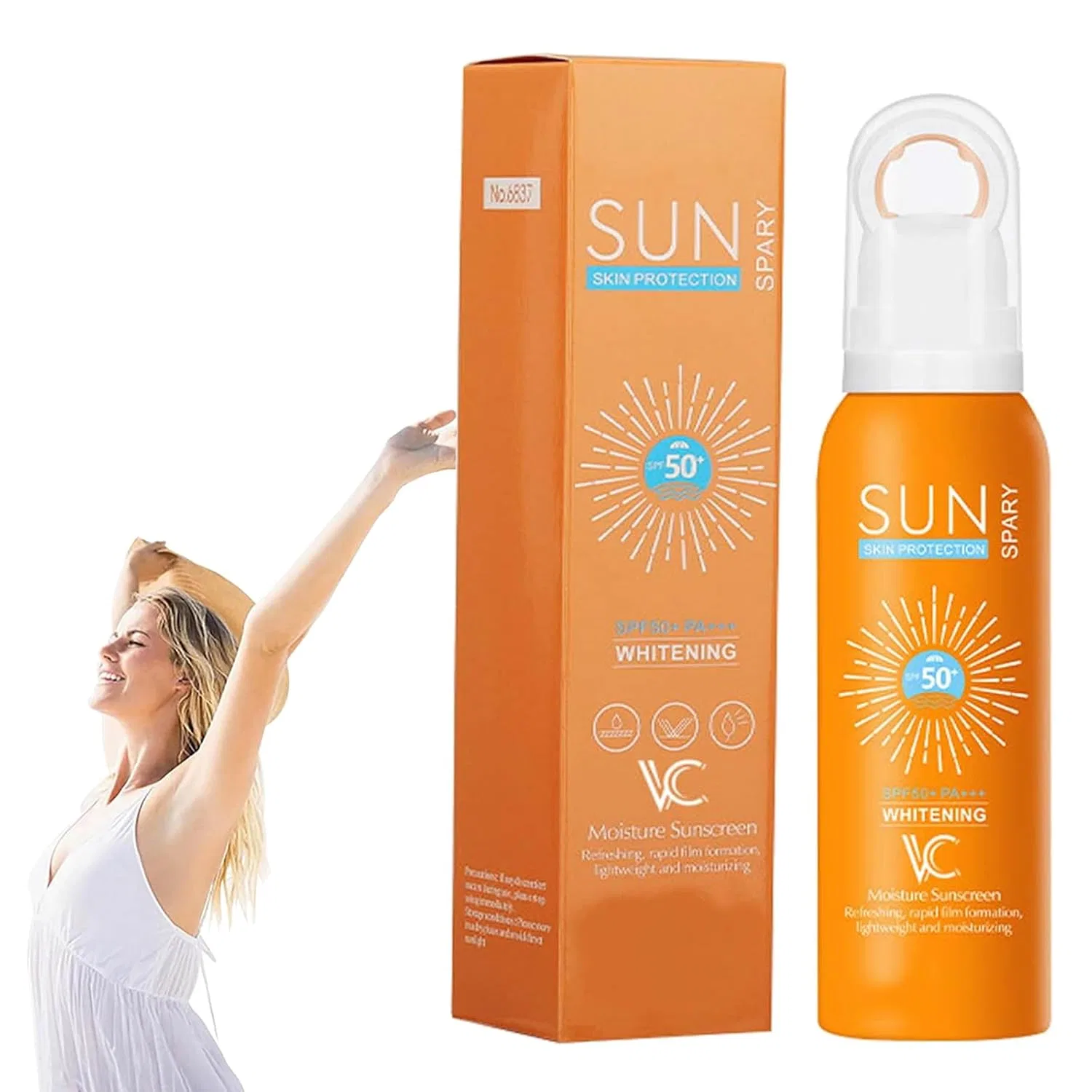 Водостойкий спрей для защиты от солнца SPF 50 Generisch