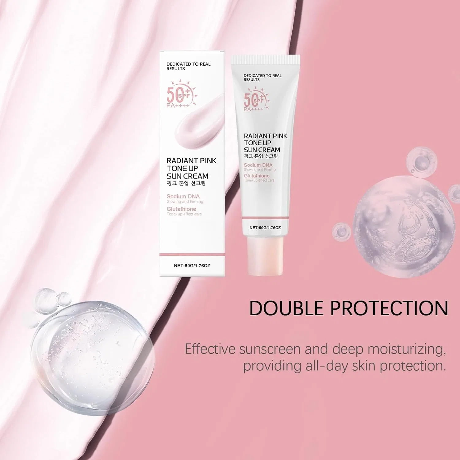 Солнцезащитный спрей для лица SPF 50+ PA++++ с рисовым экстрактом, 50 г — фото 3