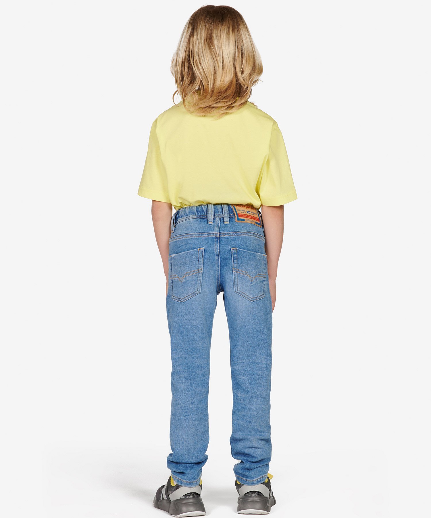 Детские и подростковые джинсовые брюки DIESEL, Indigo — фото 3