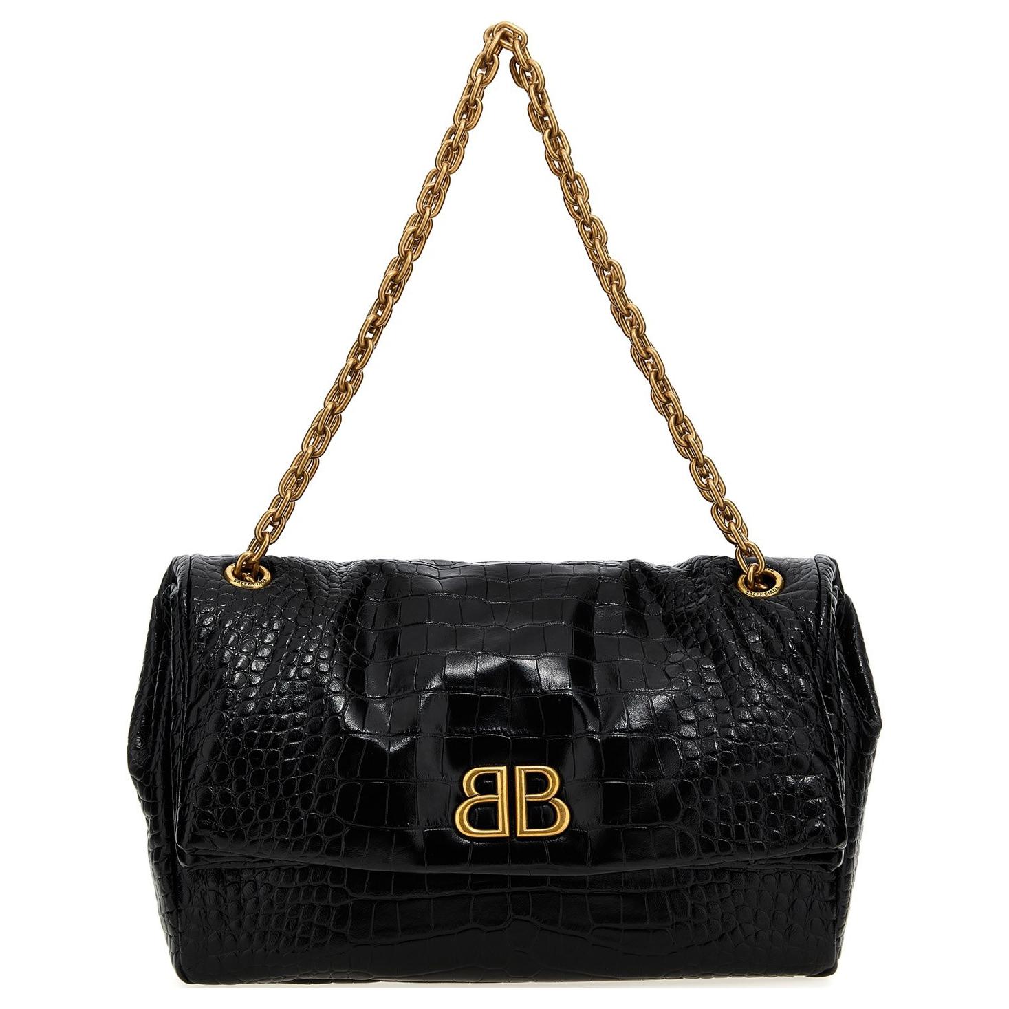 

Сумка через плечо Monaco Bb с тиснением логотипа Balenciaga