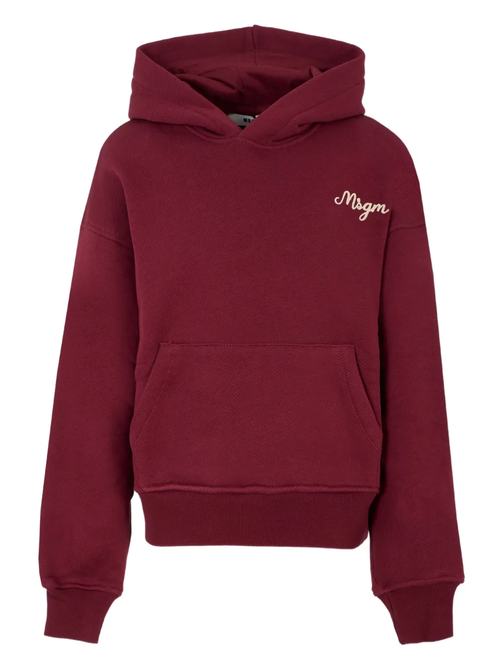

Толстовка с вышитым логотипом MSGM Kids, красный