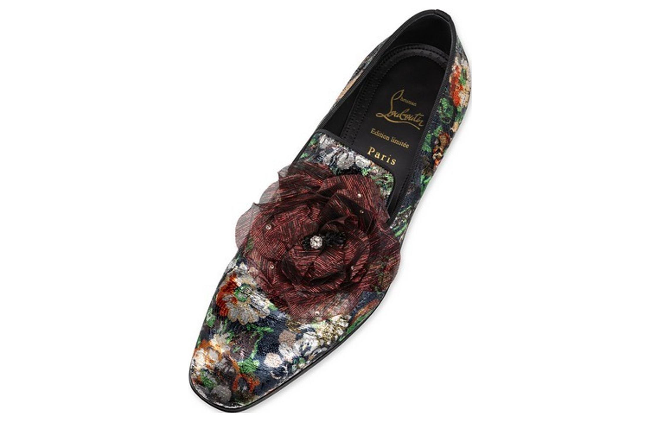 Мужские повседневные туфли Christian Louboutin черные — фото 3