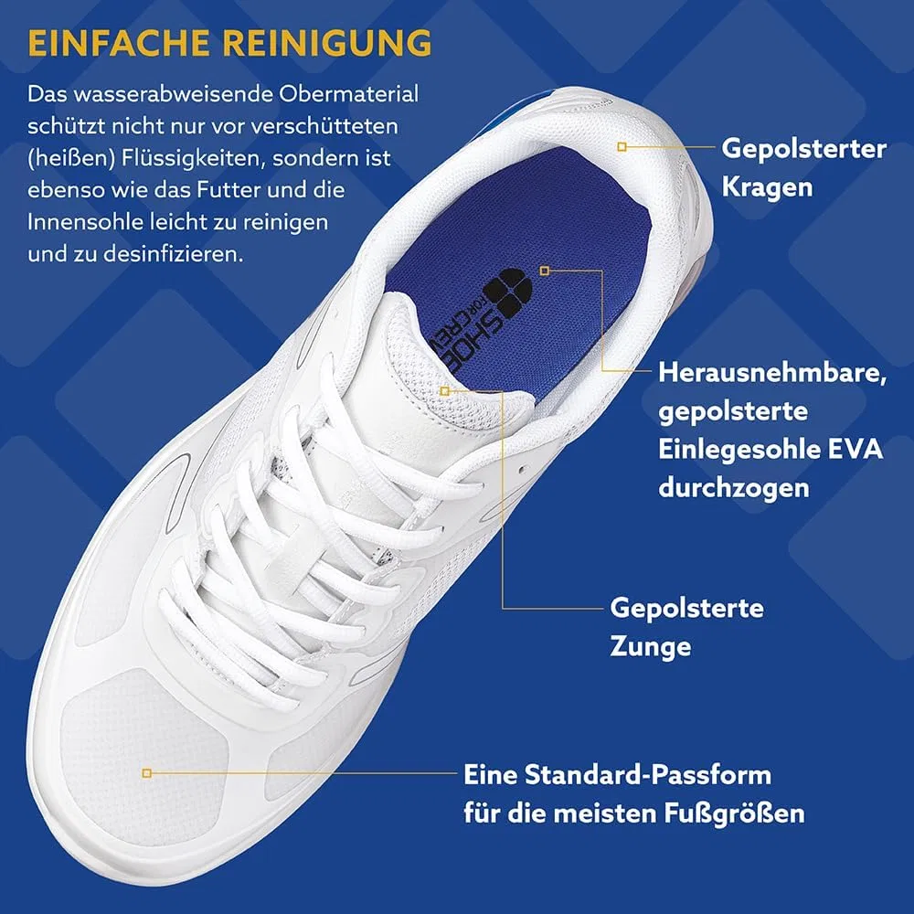 Кроссовки Crews 28289-39/6 Style Evolution II для мужчин, нескользящие Shoes for Crews, White — фото 4