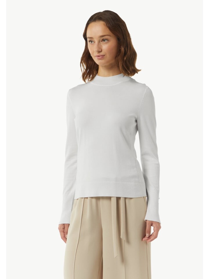 

Пуловер comma Strickpullover langarm, белый